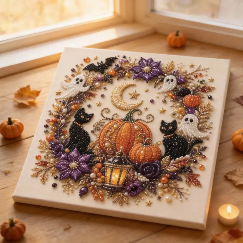 Halloween Ghost Pearl Art Kit