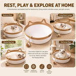 Handwoven Cotton Rope Cat Bed