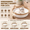 Handwoven Cotton Rope Cat Bed