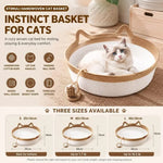 Handwoven Cotton Rope Cat Bed