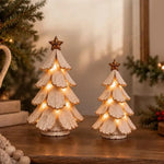 Vintage Lighted Christmas Tree Figurine