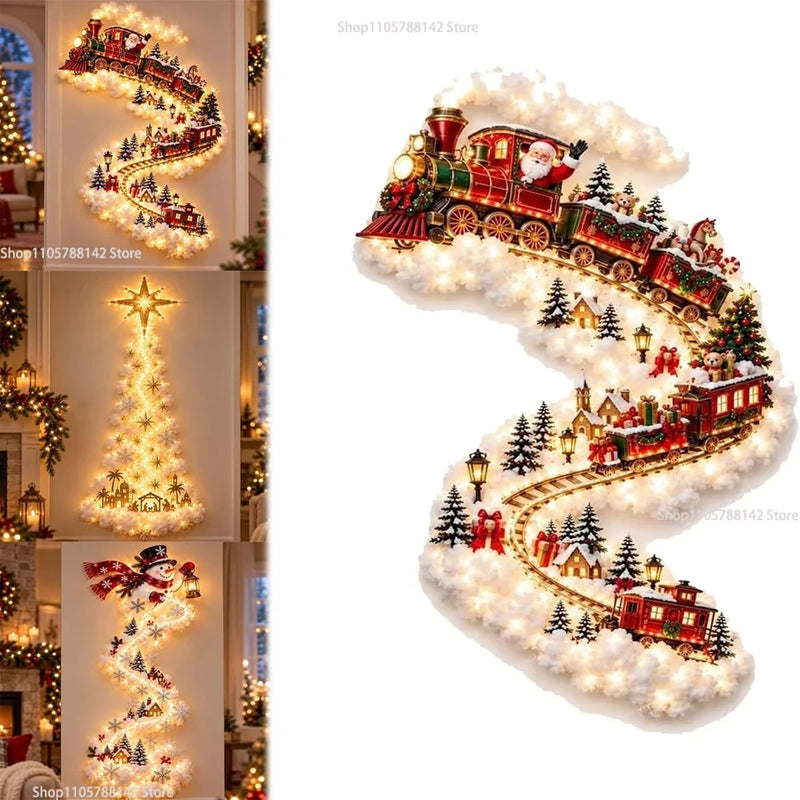 Holiday LED Hanging Wall Decoration