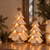 Vintage Lighted Christmas Tree Figurine
