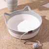 Handwoven Cotton Rope Cat Bed