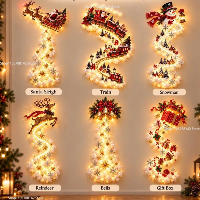 Holiday LED Hanging Wall Decoration